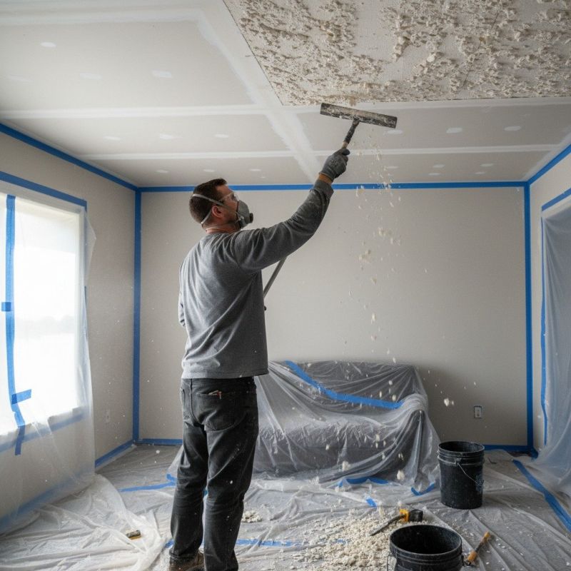 Swirl Ceiling Removal detail